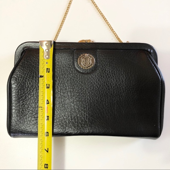 Admiral Vintage Black Handbag Purse - Picture 5 of 8